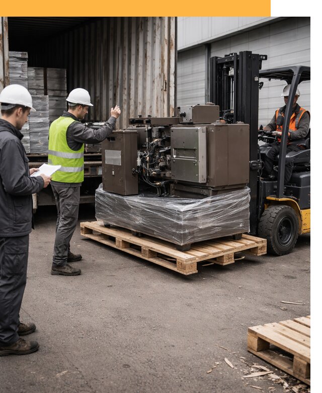 Доставка промышленного оборудования из Европы от 45720