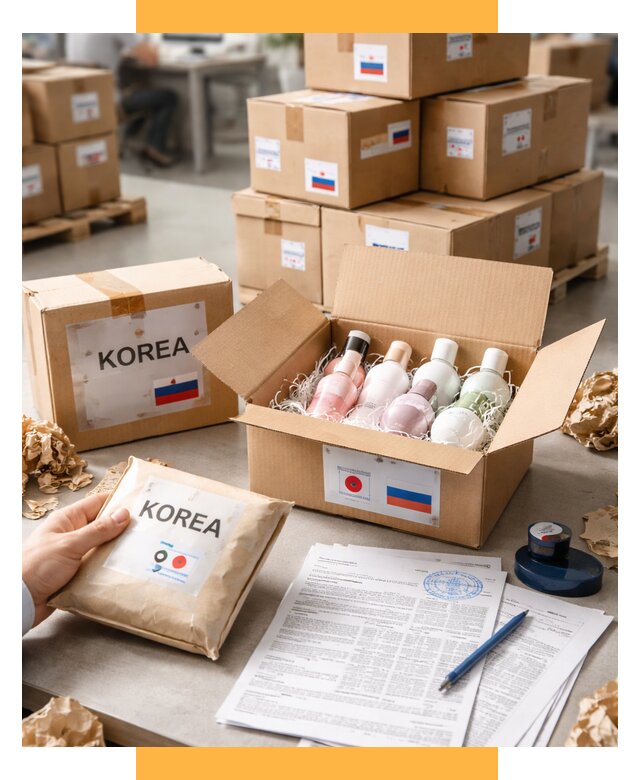 Доставка косметики из Кореи от 8636 р. под ключ | СетСервис-Пгч
