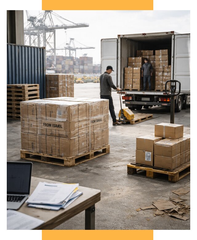 Доставка грузов из Израиля от 15240 р., логистика от СетСервис-Пгч