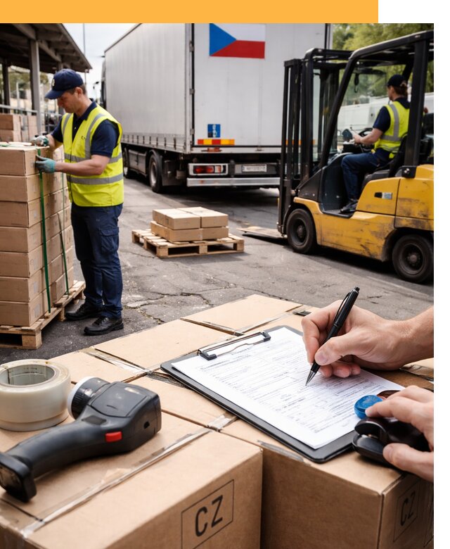 Доставка грузов в Чехию от 35560 руб, международные перевозки