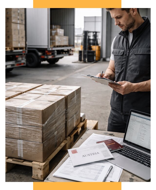 Доставка в Австрию от 66040 р. Логистика и экспорт СетСервис-Пгч