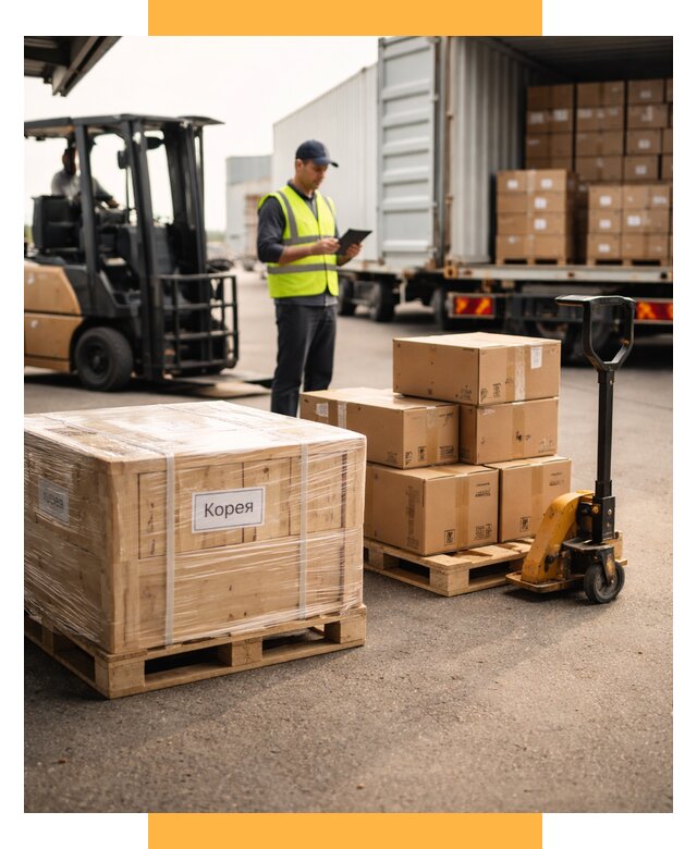 Доставка грузов в Корею из России от 35560 р. | СетСервис-Пгч