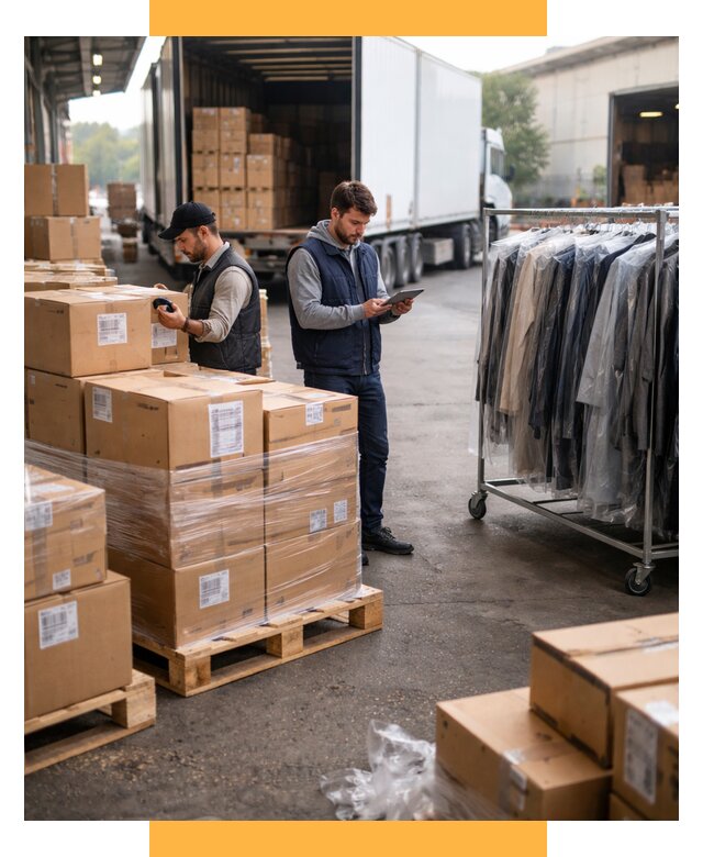 Перевозка и доставка одежды из Китая от 7620 р., СетСервис-Пгч