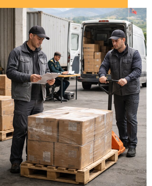 Доставка грузов через Армению, быстрая таможенная очистка от 25400